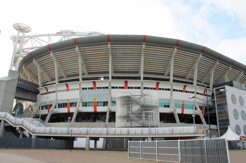 Fasada stadionu Ajaksu Amsterdam