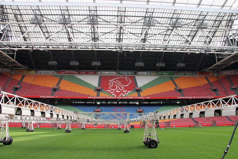 W trakcie zwiedzania stadionu Ajaksu Amsterdam