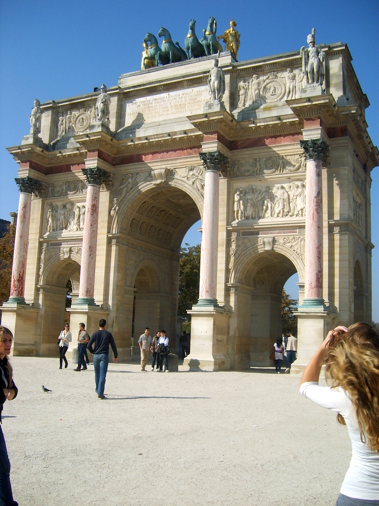 Łuk triumfalny w Paryżu - Arc de Triomphe du Carrousel