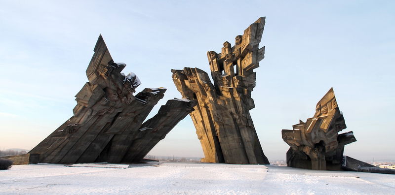 Zabytki Litwy - pomnik upamiętniający Ofiary Zagłady