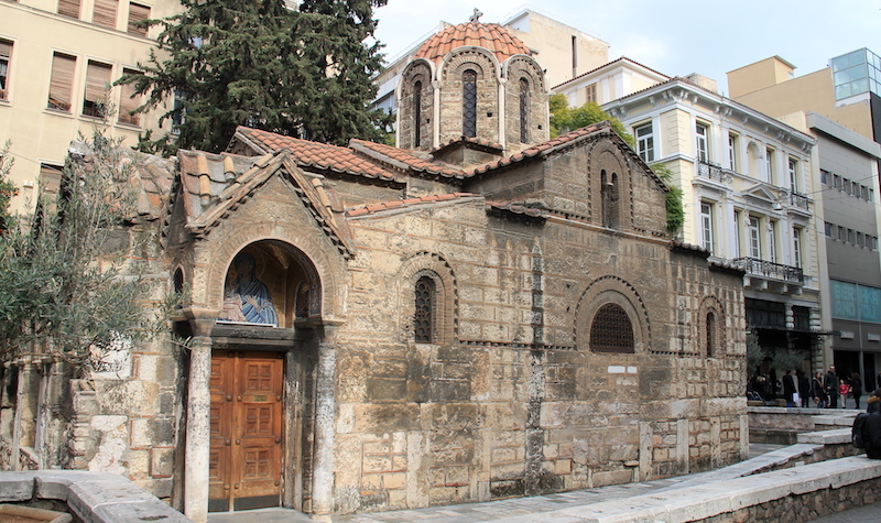 !Kościół Panaghia Kapnikarea w Atenach