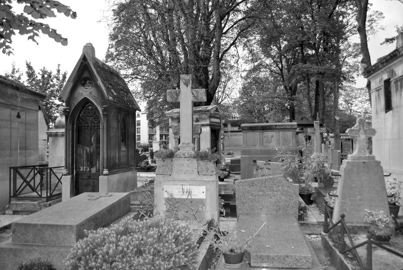 [groby na Cmentarzu Montmartre w Paryżu]
