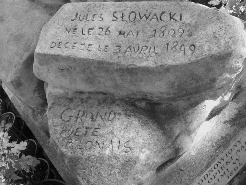 !Na grobie Juliusza Słowackiego - Cmentarz Montmartre w Paryżu
