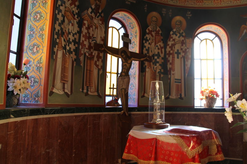 Wnętrze kaplicy Bazyliki św. Nektariusza na Eginie