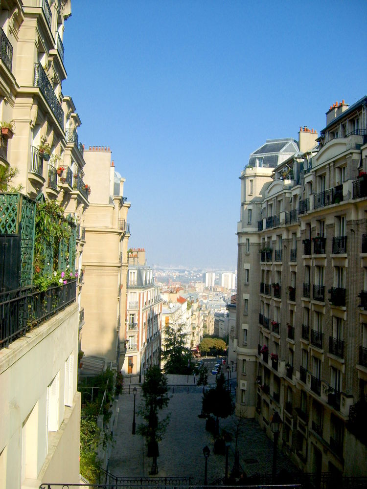 widok na Paryż ze wzgórza Montmartre