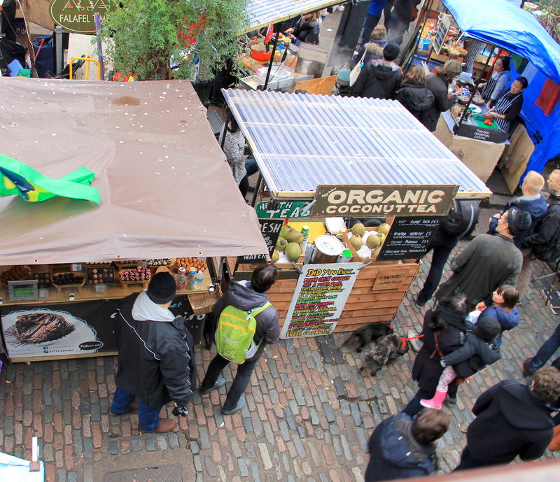 [kucnie z całego świata na Camden Lock Market - Londyn]