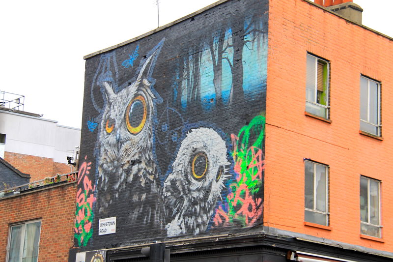 [street art w dzielnicy Camden Town - Londyn]