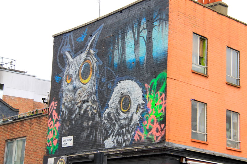 [street art w dzielnicy Camden Town - Londyn]