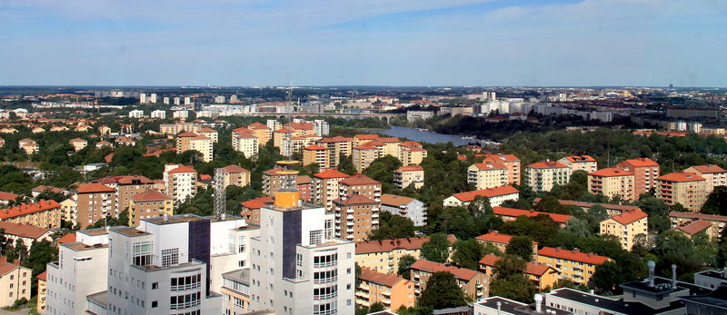 Sztokholm widziany z gondoli SkyView