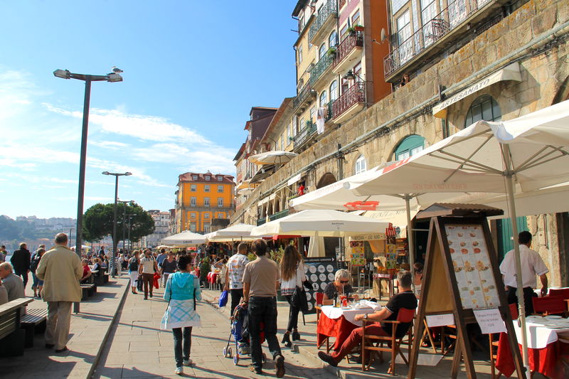 Spacer po nabrzeżu w Porto