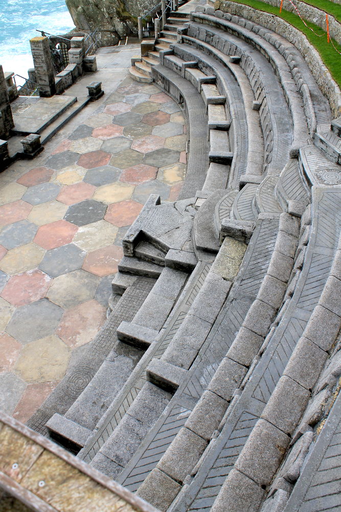 Widok na Minack Theatre