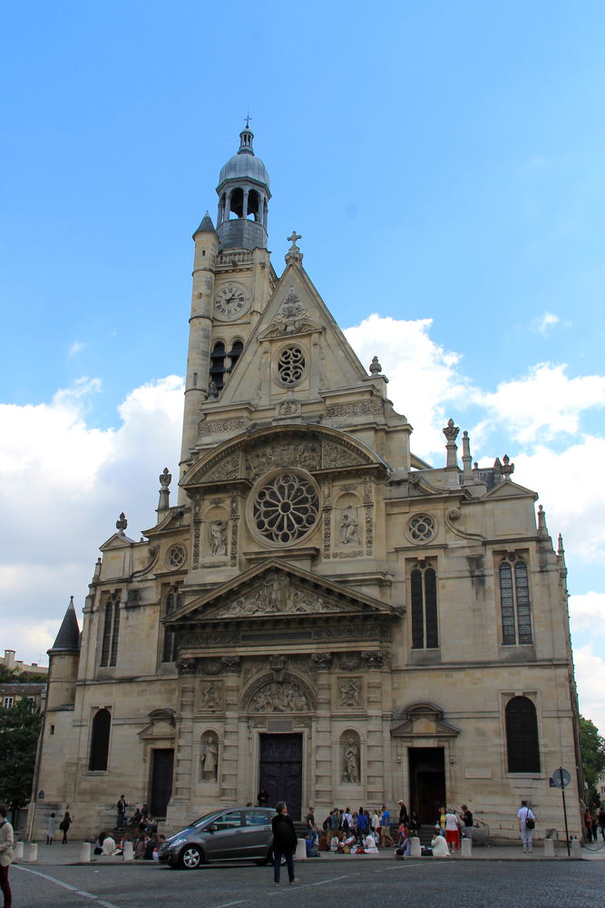 Kościół Saint Etienne du Mont - Kościół św. Szczepana ze Wzgórza - Paryż - Dzielnica Łacińska
