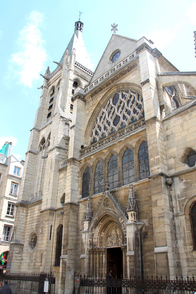 Kościół Saint Severin - Kościół św Seweryna - Dzielnica Łacińska w Paryżu