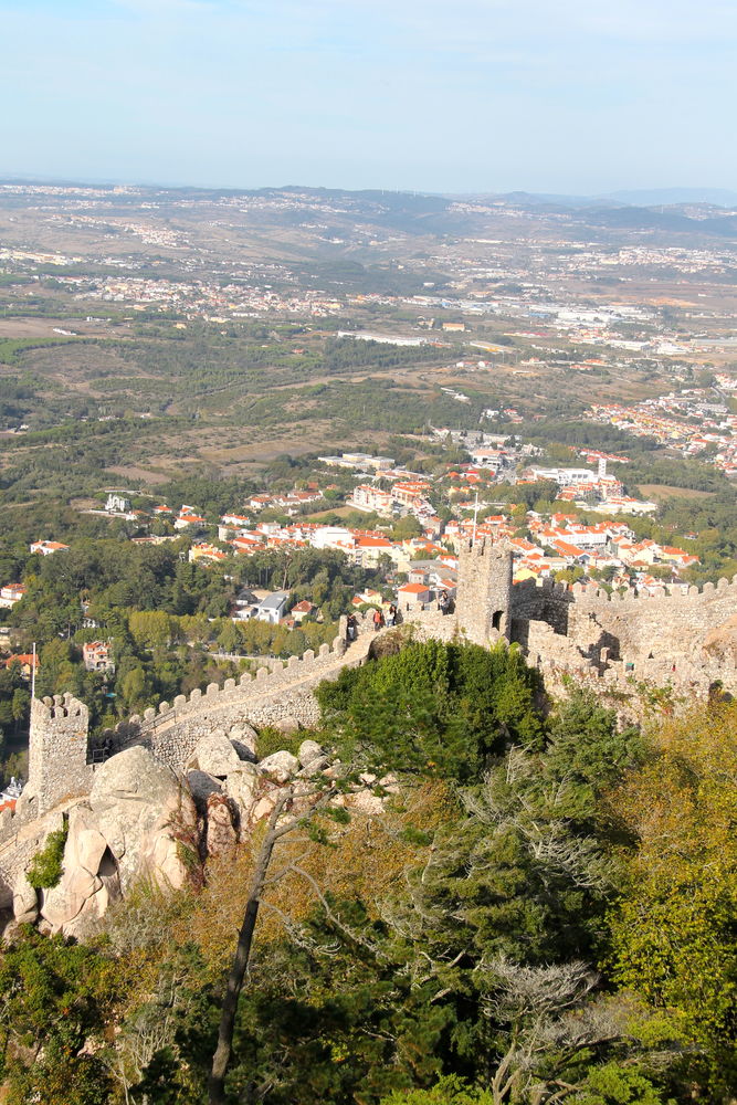 Widok z Zamku Maurów - Sintra