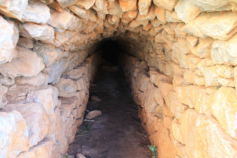 Tunel w twierdzy Palamidi