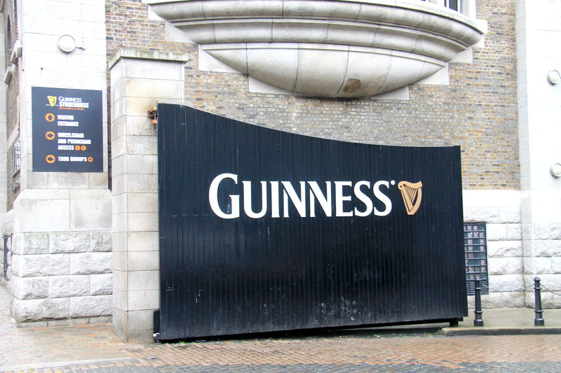 Wejście do muzeum Guinnessa