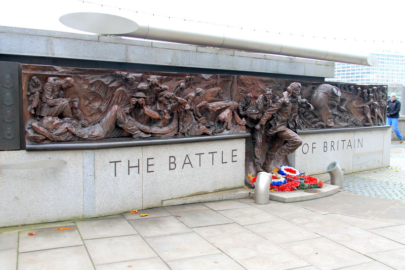!Pomnik - Battle of Britain Monument - spacer nad Tamizą - Londyn