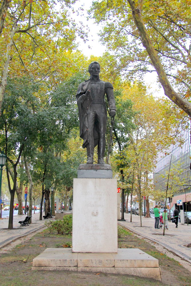 !pomnik Simon Bolivar - Avenida da Liberdade - Lizbona