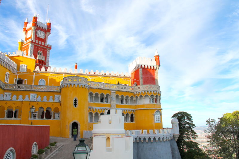 Kolorowy pałac Pena w Sintrze