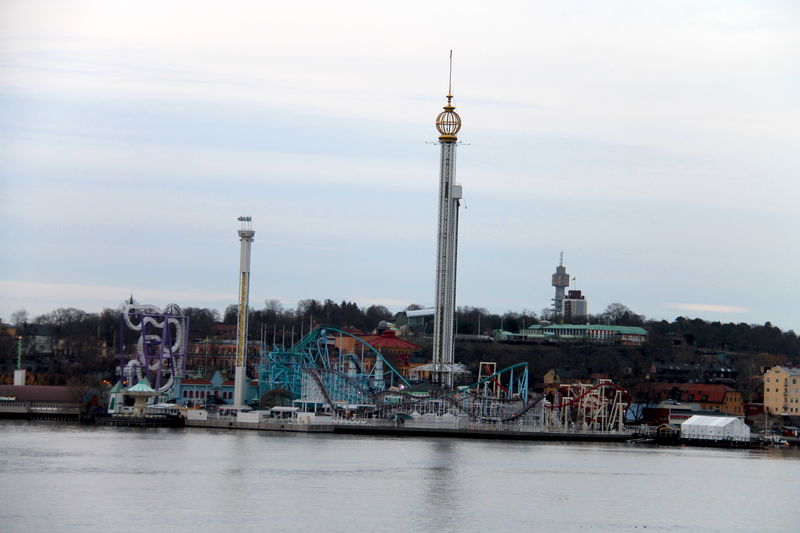 Tivoli - widok z restauracji w Fotografiska - Sztokholm