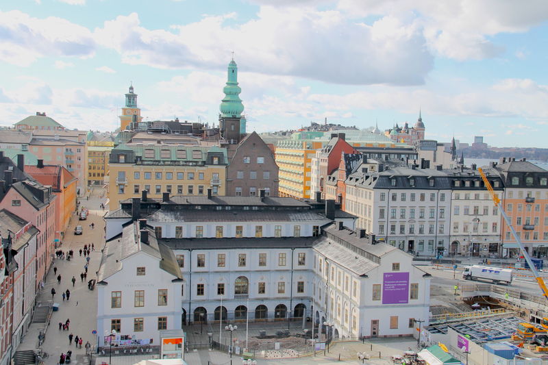 !widok z tarasu widokowego Katarina gangbro - sztokholm