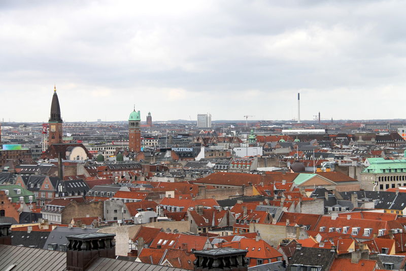 Widok z wieży Pałacu Christiansborg