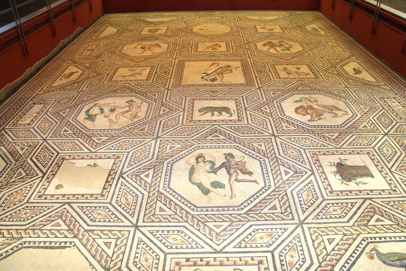 Mozaika podłogowa w Muzeum Rzymsko-Germańskim