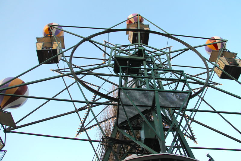 !Tradycyjny nieduży "diabelski młyn" - The Ferris Wheel - Tivoli Gardens w Kopenhadze