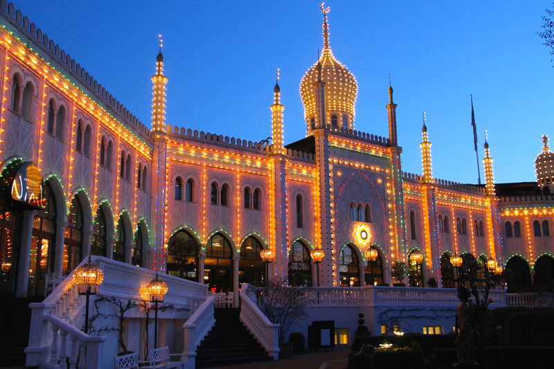 Nimb - pałac Maurów - Tivoli Gardens - Kopenhaga