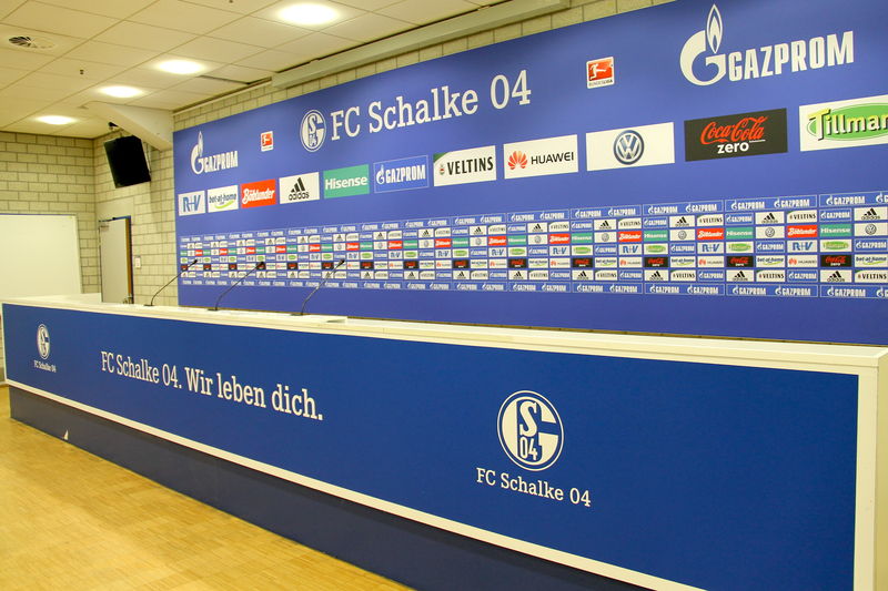 Sala konferencyjna na stadionie Schalke