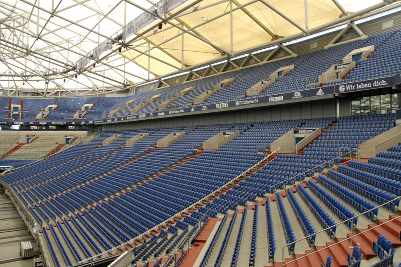 Boczna trybuna na obiekcie Schalke