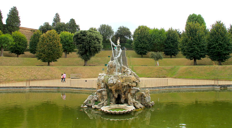 Fontanna Neptuna - Ogród Boboli we Florencji