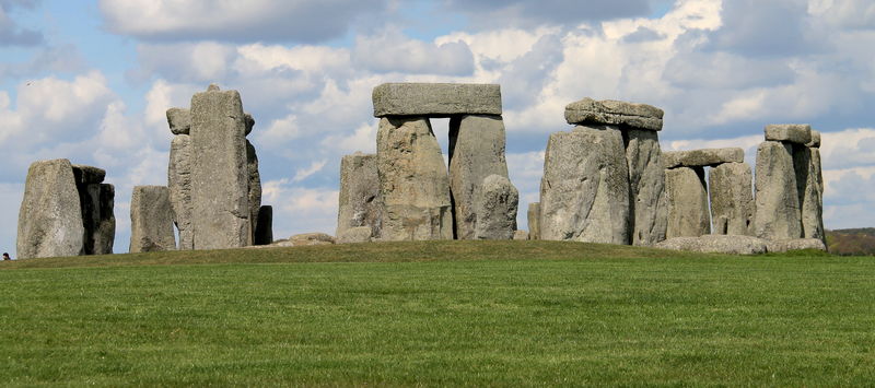 Widok na Stonehenge w Anglii