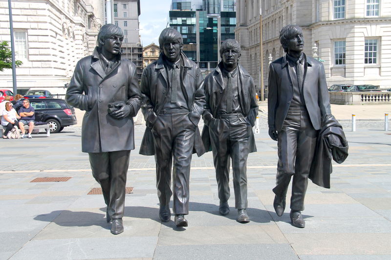 Pomnik grupy The Beatles - Liverpool