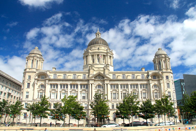 Część kompleksu Pier Head w Liverpoolu