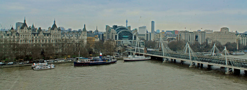 widok z London Eye