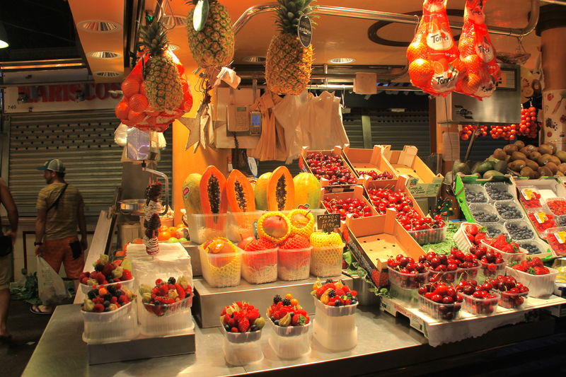 La Boqueria Slynny Targ W Barcelonie