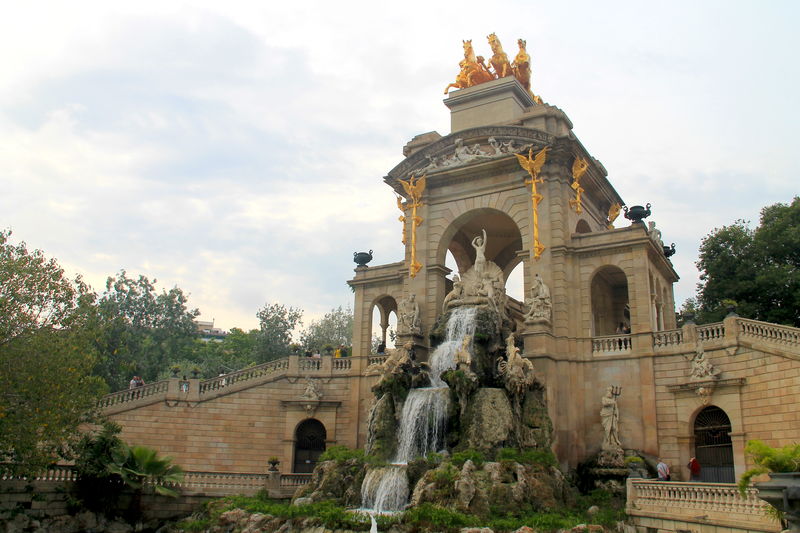 Kaskada - Font de la Cascada w Parc de la Ciutadella w Barcelonie