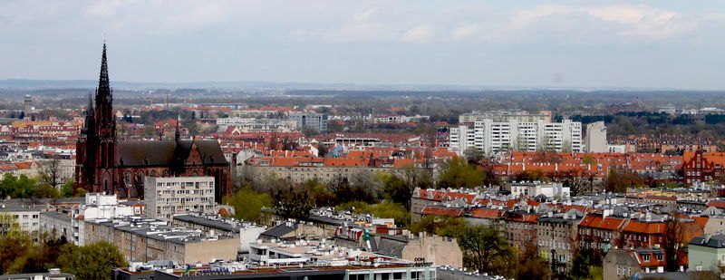 Widok z wieży Katedry Jana Chrzciciela we Wrocławiu