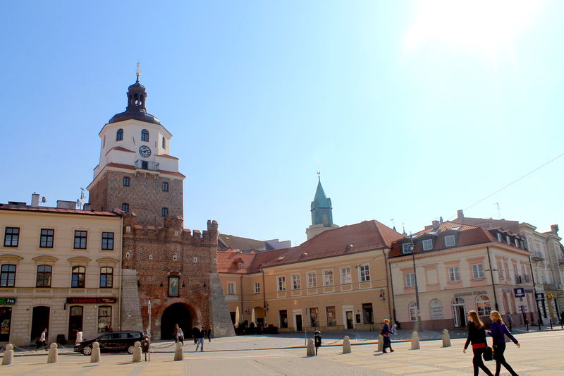 Brama Krakowska prowadząca na teren lubelskiego Starego Miasta
