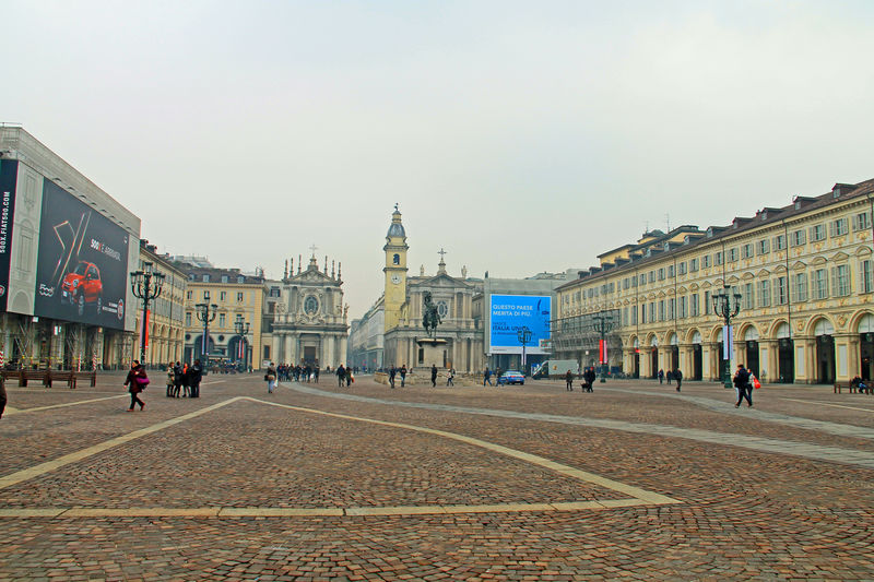Piazza San Carlo w Turynie