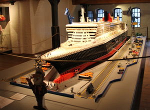 !Model z klocków - Muzeum Morskie w Hamburgu