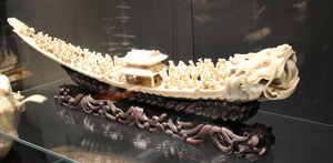!Model z kości słoniowej - Muzeum Morskie w Hamburgu