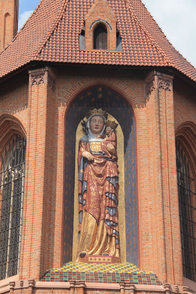 !Figura Najświętszej Maryi Panny - kompleks zamkowy w Malborku