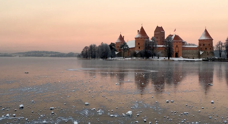 !Litwa - średniowieczny zamek w Trokach