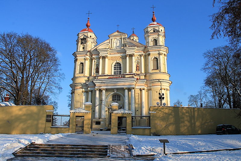 Litwa - Kościół świętego Piotra i Pawła w Wilnie