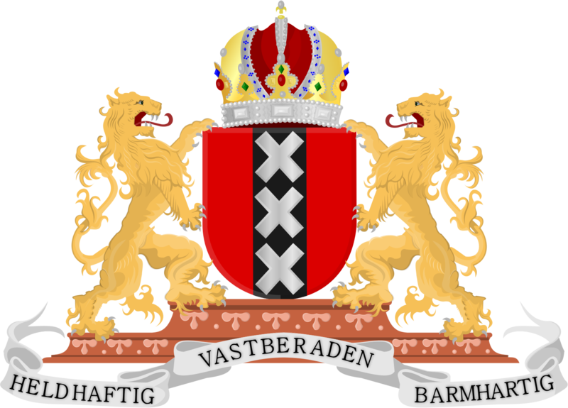 !Herb Amsterdamu z lwami