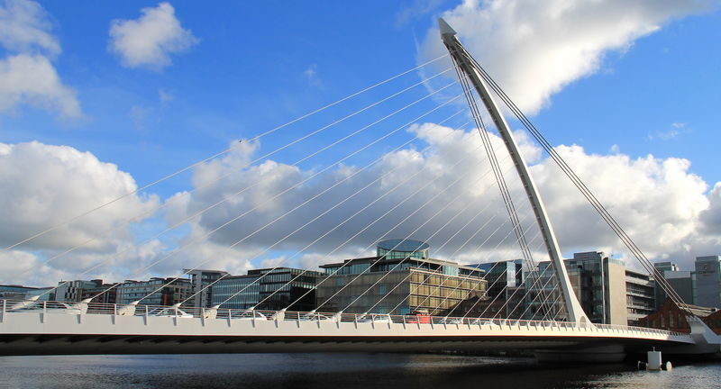 Most im. Samuela Becketta w Dublinie - Samuel Beckett Bridge