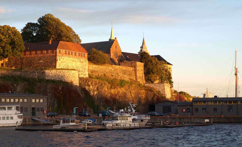 !Widok na Zamek w Oslo