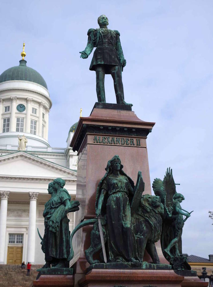 !Pomnik Cara Aleksandra II - Helsinki